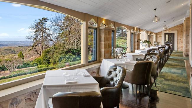 Hardy’s Verandah restaurant at Mt Lofty House.