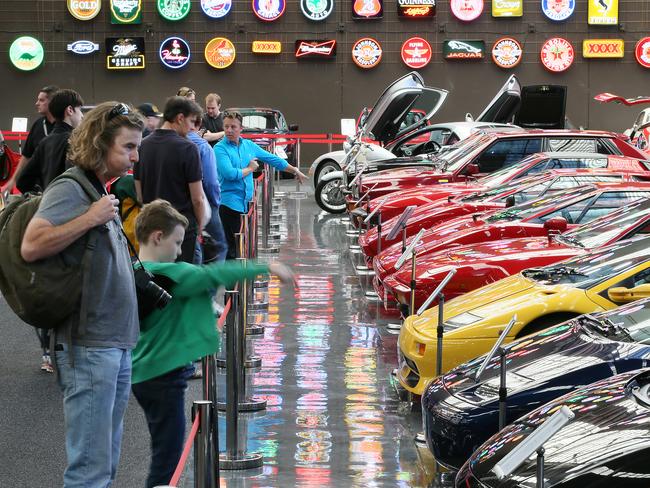 The new Gosford Classic Car Museum at West Gosford enjoyed thousands of visitors during its opening weekend. Picture: Troy Snook