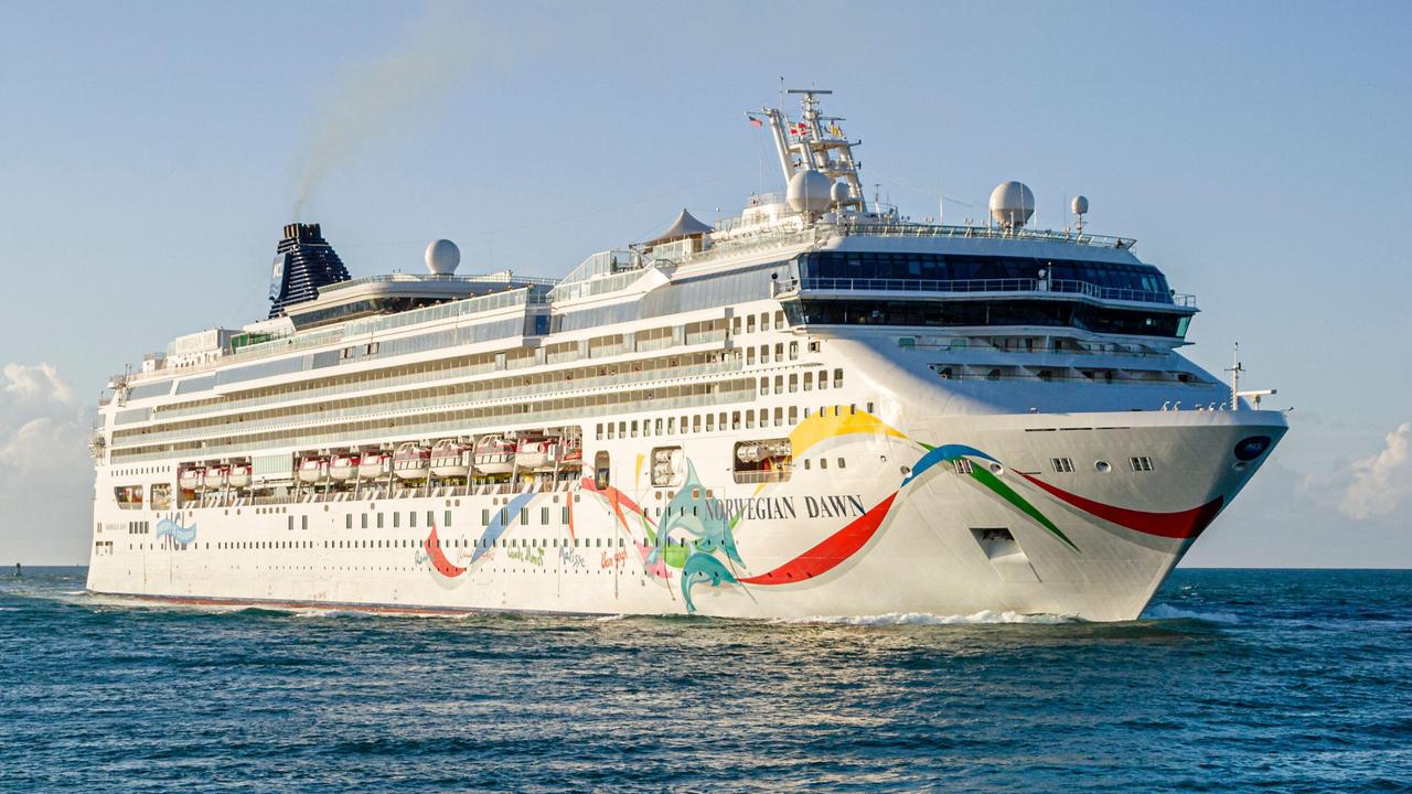 Norwegian Dawn cruise ship which is accused of sailing off without several passengers. Picture: Alamy