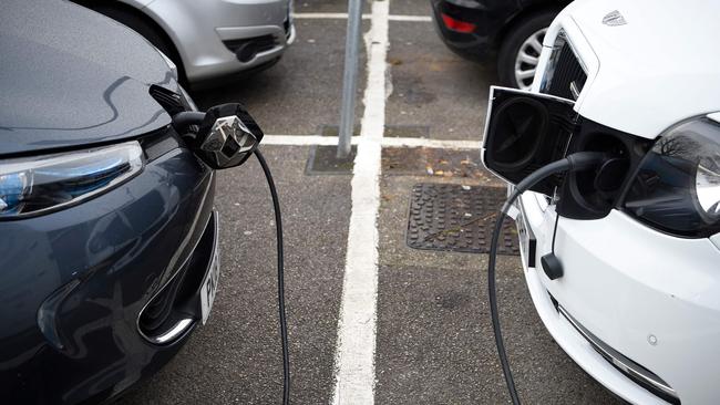 ‘Charge rage’ is one of the new problems electric vehicle owners can look forward to. Picture: DANIEL LEAL-OLIVAS / AFP