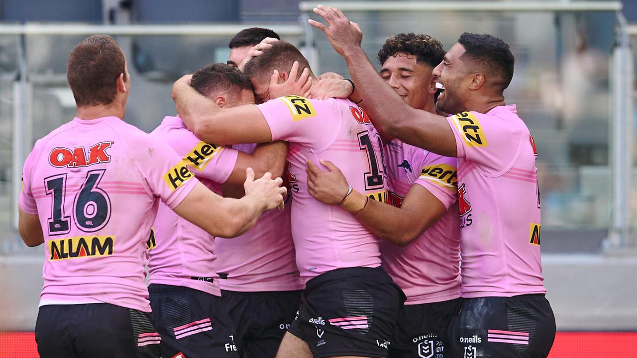 Penrith Panthers 2023 Kids ANZAC Jersey Pink 6