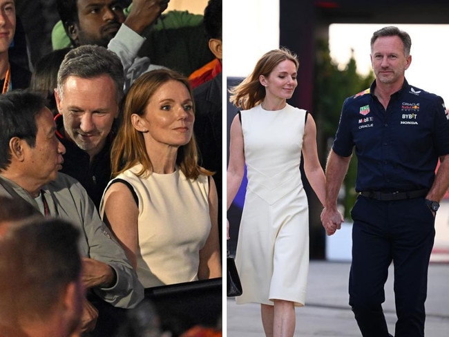 Christian Horner and Geri Halliwell