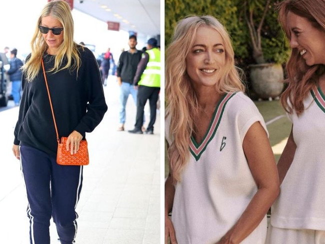 Gwyneth Paltrow wears tennis pyjamas from Jackie O Henderson