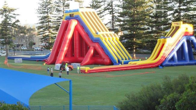 File picture: The Big Wedgie water slide. Picture: Liam Hanna.