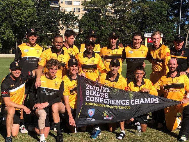 The UNSW team after winning their way into the T20 finale.