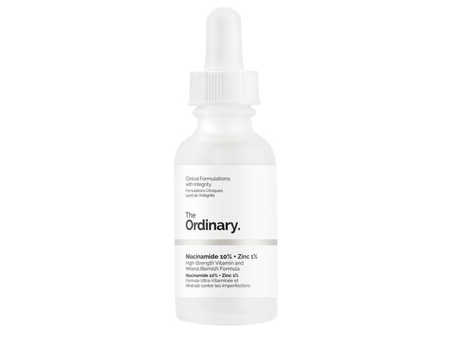 The Ordinary's Niacinimide 10 per cent and Zinc 1 per cent serum.