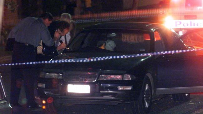 Frank Benvenuto was one of the high profile shootings on Melbourne streets in 2000. Picture: Cameron L'estrange