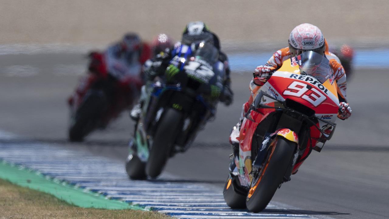 Marc Marquez wants to race again just five days after surgery on a broken arm.