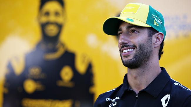 Renault driver Daniel Ricciardo has yet to score a podium finish for the French team. Picture: Getty Images