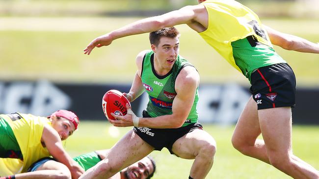 Ignore Zach Merrett at your peril after his brilliant start to 2019. Picture: Michael Dodge/Getty Images. 