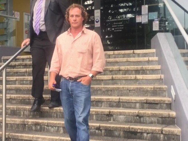 Geoffrey Bruce Tobler pleaded guilty in Caloundra Magistrates Court on Wednesday to one count of common assault after he pushed a Maleny Hotel chef on April 24, 2019.