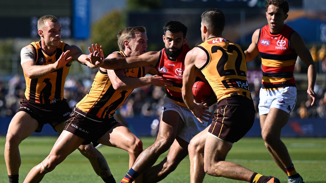 Hawthorn will continue to play matches in Tassie until at least the end of 2025. Picture: Getty Images