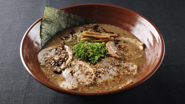 The tonkotsu ramen noodle at Gumshara in Chinatown.