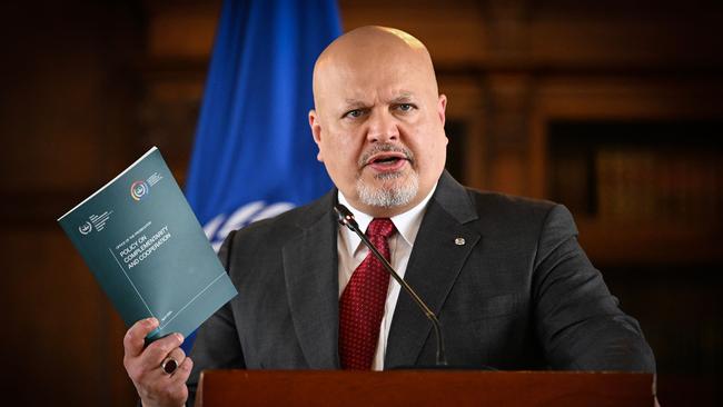 International Criminal Court (ICC) Prosecutor Karim Khan. Picture: AFP