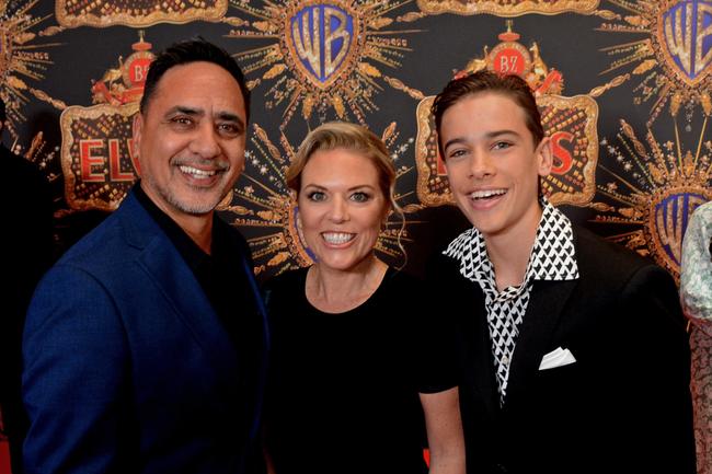 Wayne and Kathryn Seaman and Chaydon Jay at Australian premiere of ‘Elvis’ at Event Cinemas Pacific Fair, Broadbeach. Pic: Regina King