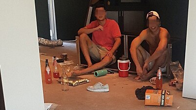 Five men were busted living, partying and drinking inside a luxurious Sydney mansion. Picture: Supplied