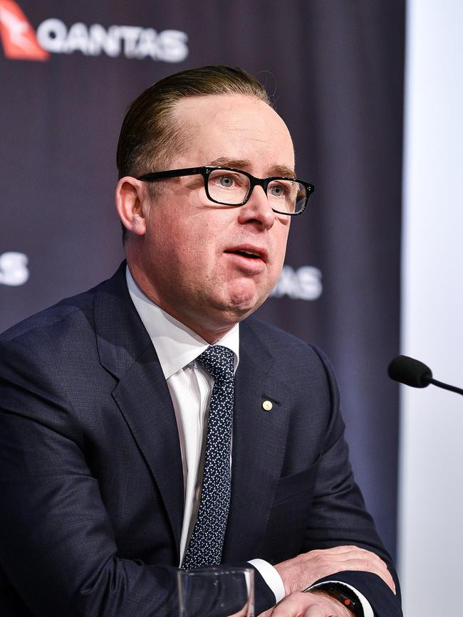 Qantas CEO Alan Joyce. Picture: NCA NewsWire/Flavio Brancaleone