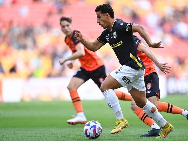 Daniel Arzani’s A-League season is over. Picture: Albert Perez/Getty Images