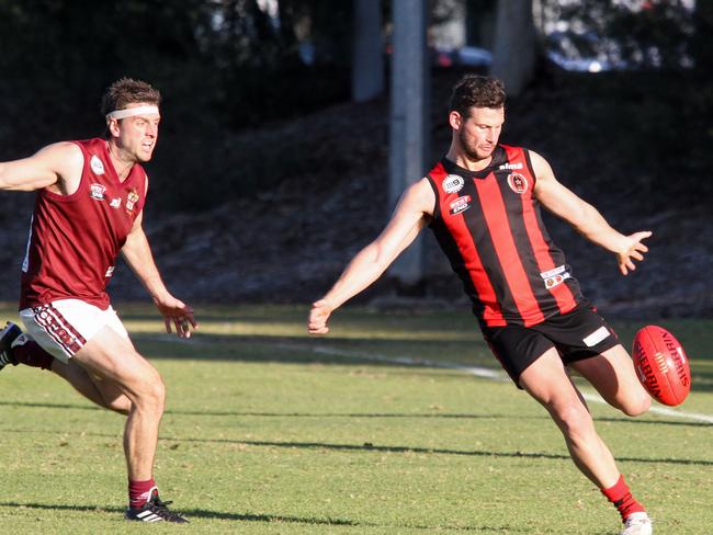 Rostrevor v Prince Alfred Old Collegians. Pic: Jayson Vowles.