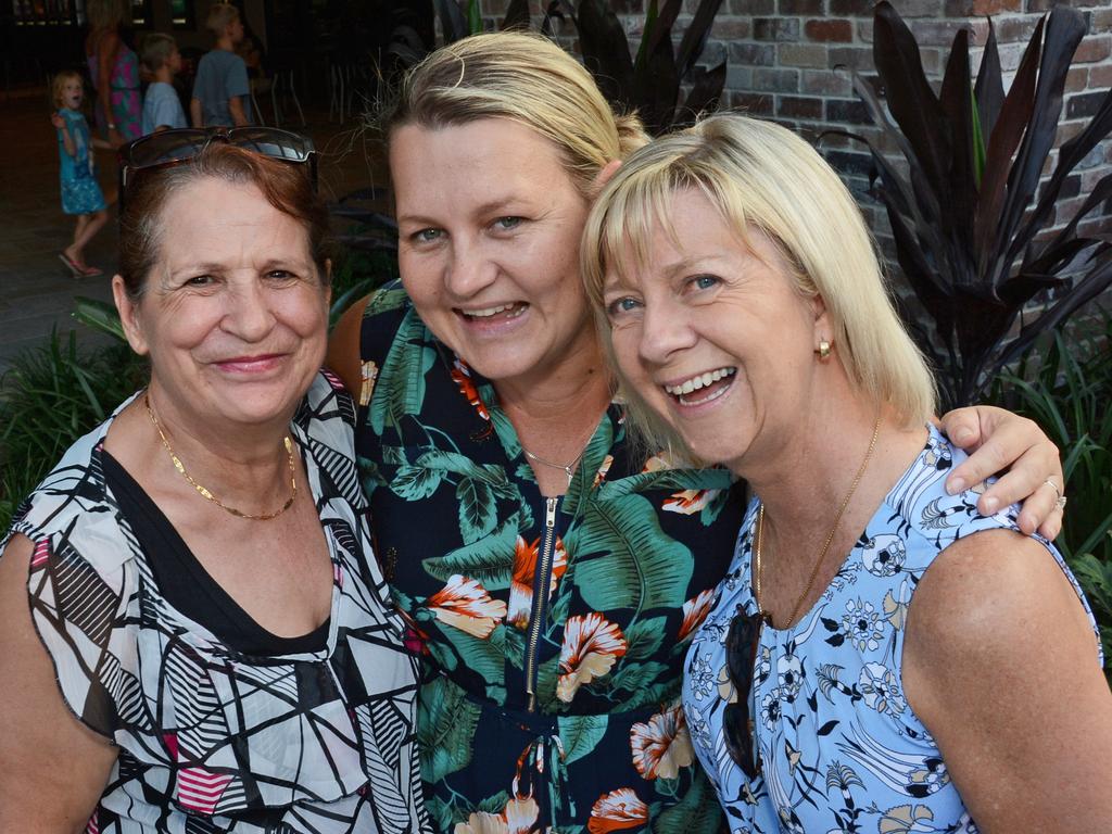 Nancy Occhipinti, Kellie Howland, Petina Lea at opening of Harbour Eats at Harbour Town, Labrador. Picture: Regina King.