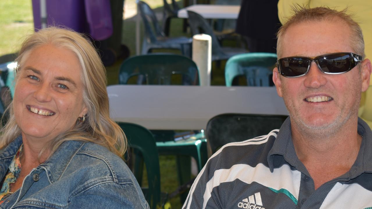 Julie Kil and Tony Muir at the 2022 Gympie RSL Club Cup race day.