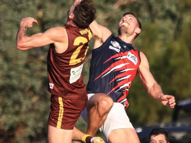 EFNL: Waverley Blues ruckman Daniel Playsted. Picture: Davis Harrigan