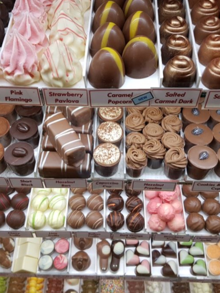 If you’re not a fan of lollies, drop into Chocolates on Gallery Walk.