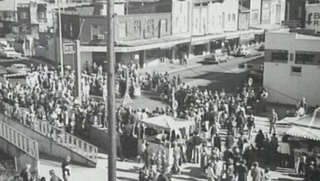 Station St, Wentworthville (named after explorer William Wentworth), in 1965. Source: Western Sydney Libraries