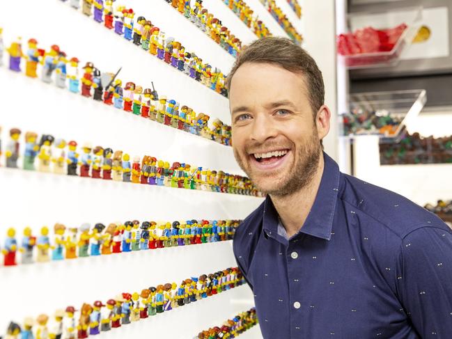 Host of Lego Masters Hamish Blake.