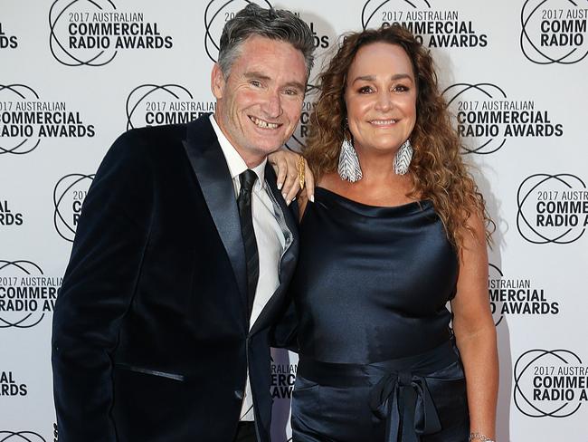 Dave Hughes and Kate Langbroek at last weekend’s ACRAs. Picture: Ian Currie