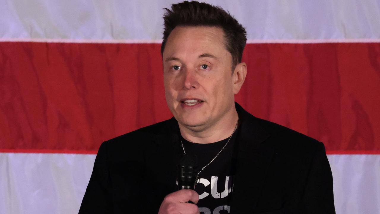 Musk warned the US was “currently headed for bankruptcy super fast”. Picture: Alex Wong/Getty/AFP