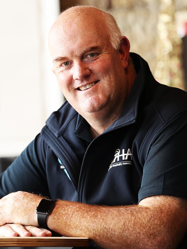 CEO of the Tasmanian Hospitality Association, Steve Old. Picture: ZAK SIMMONDS