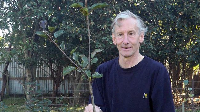 Heritage Food Crops Research Trust founder Mark Christensen of Whanganui, New Zealand. Picture: ELAINE REEVES