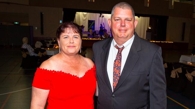 Gympie Show Society President Deb Brown and Simon Myers at the 2022 Gympie Show Ball. Photo: Contributed