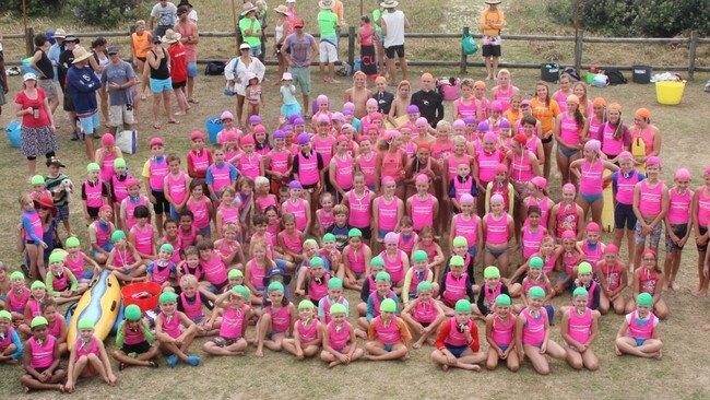 In recent years a population boom has seen the club’s nippers numbers swell to around 320. Photo Contributed