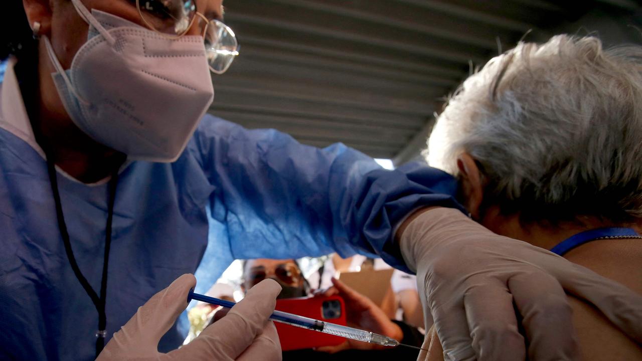 The very rare instances of blood clotting from the AstraZeneca vaccine are greatly outweighed by the benefits, experts say. Picture: AFP