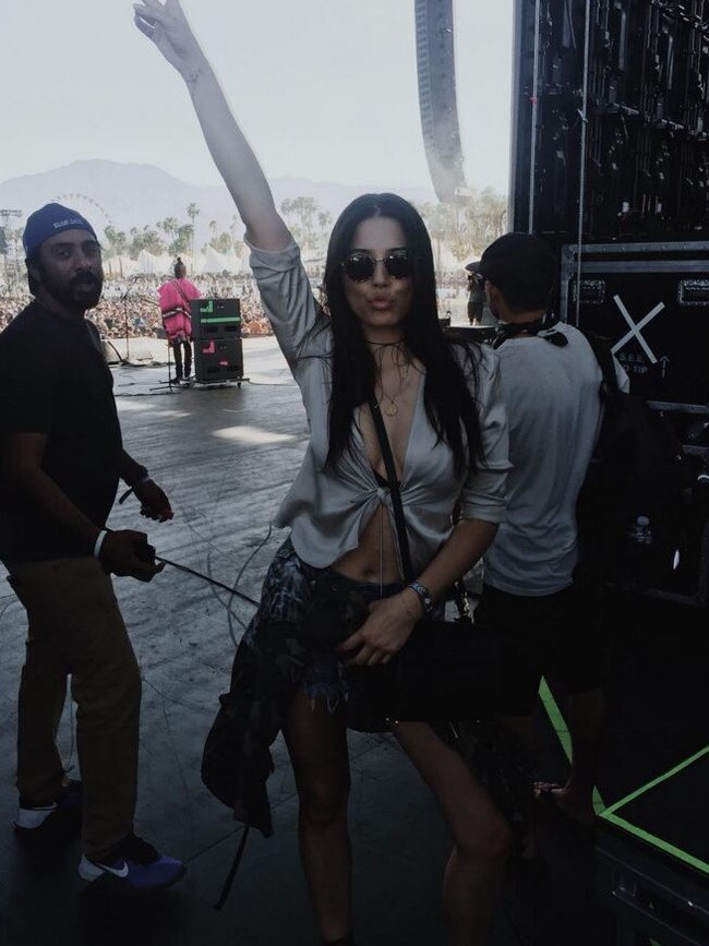Coachella 2016 on social media... Jessica Gomes. Picture: Instagram