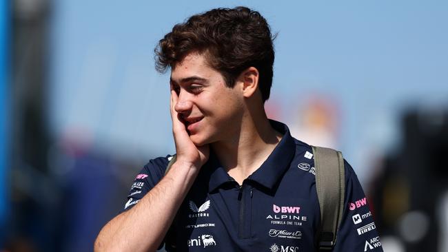 Franco Colapinto was pinching himself as his return to the grid was made official. (Photo by Clive Rose/Getty Images)