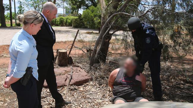 Five men were charged as part of an alleged Riverina drug syndicate. Picture: NSW Police