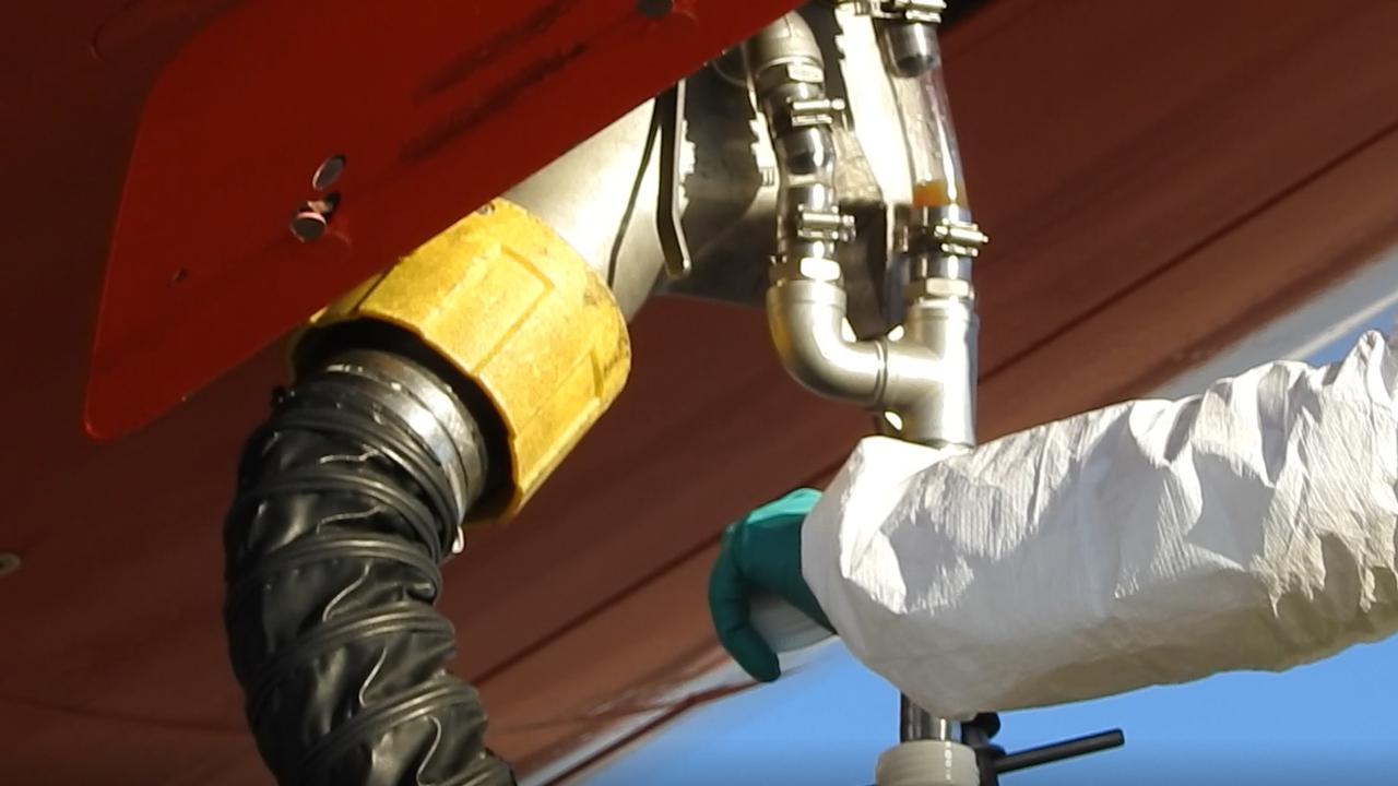 Wastewater testing of the sewage from multiple Qantas aircraft has picked upover 100 hidden cases of Covid-19 a new study by the CSIRO has revealed Picture:supplied Qantas