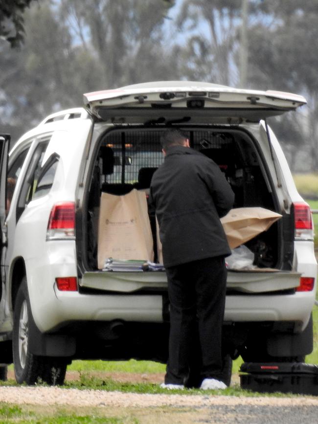 NSW Police are trying to piece together what happened at the Gunnedah property. Picture Nathan Edwards