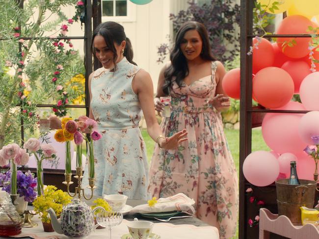 Meghan, Duchess of Sussex and Mindy Kaling in With Love, Meghan.