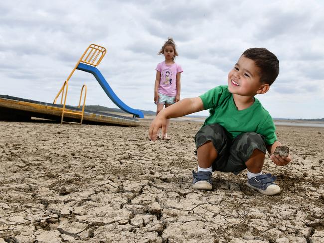 Locals have described the drought taking over their dam as a “slow process”. Picture: Paul Mathews