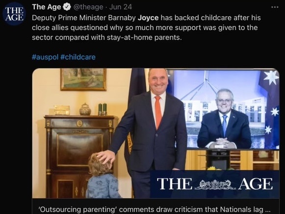 The Age “decided to get in on the act as well, using the same photo of my toddler son as a political gag,” Vikki Campion writes.