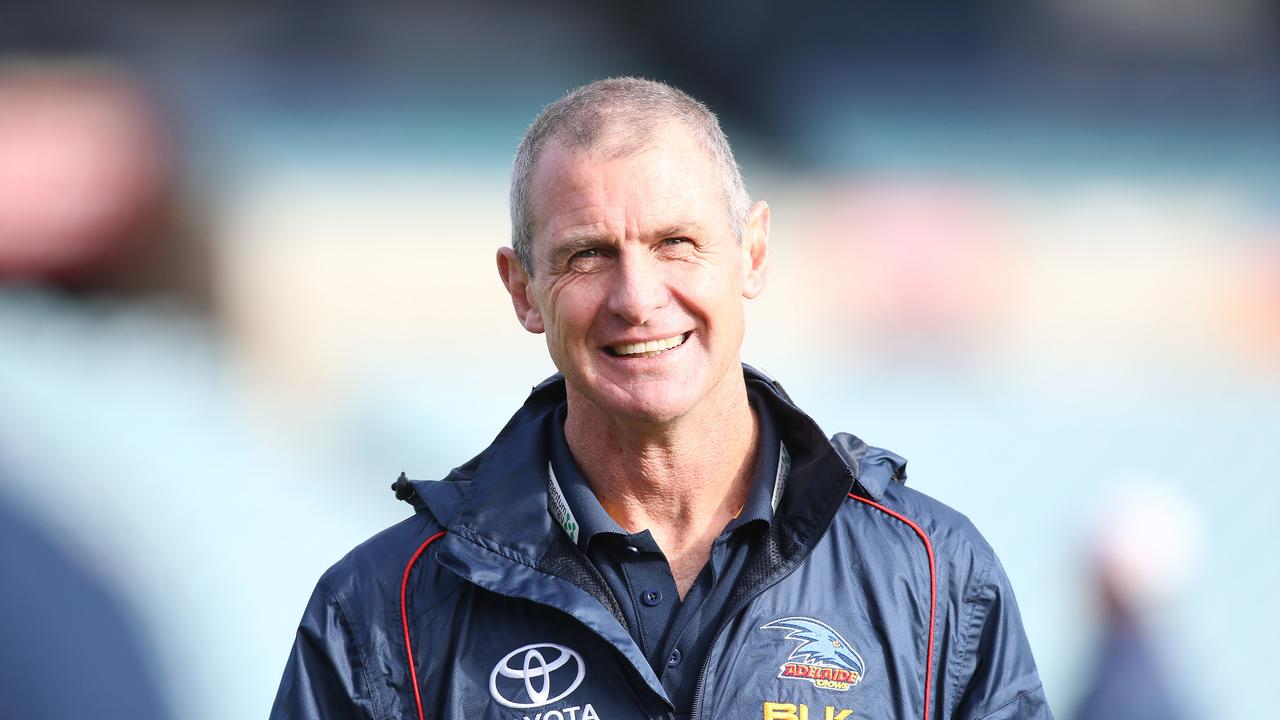 Phil Walsh (Coach, Adelaide) walks off AAMI Stadium after training. Adelaide Crows football training on AAMI Stadium this morning, the day before their game against Carlton in Melbourne. 05/06/15 Picture: Stephen Laffer