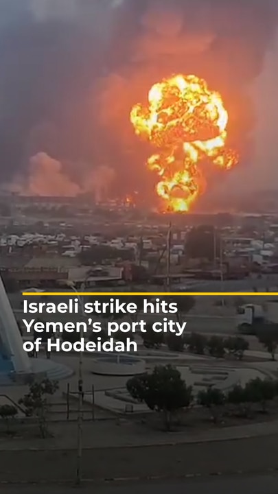 Israeli strike hits Yemen’s port city of Hodeidah