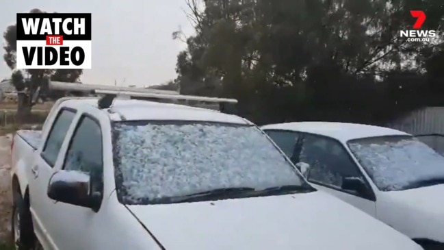 Snow in SA's Mid North (7 News)