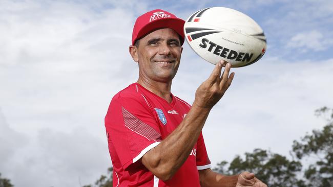 East Campbelltown Eagles coach Richard Barnes.