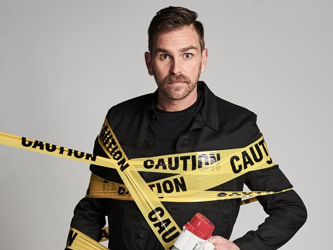 Comedian Harley Breen fronts new show Taboo in which he proves even the darkest topics can be funny. Picture: Channel 10