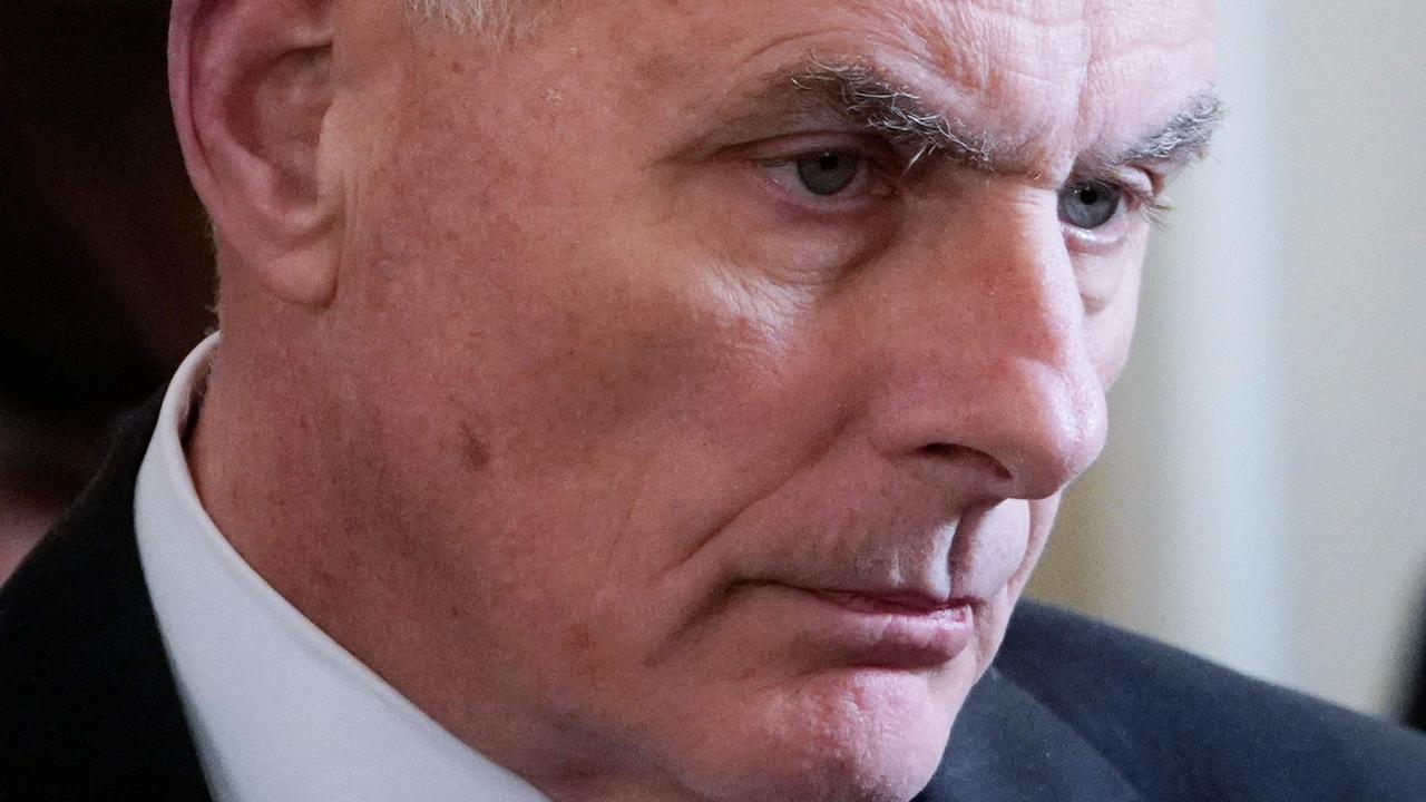 John Kelly when he was Mr Trump’s chief of staff. Picture: AFP